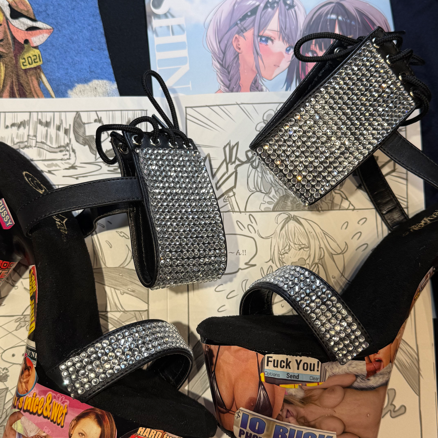 1-800-F*CK platform heels