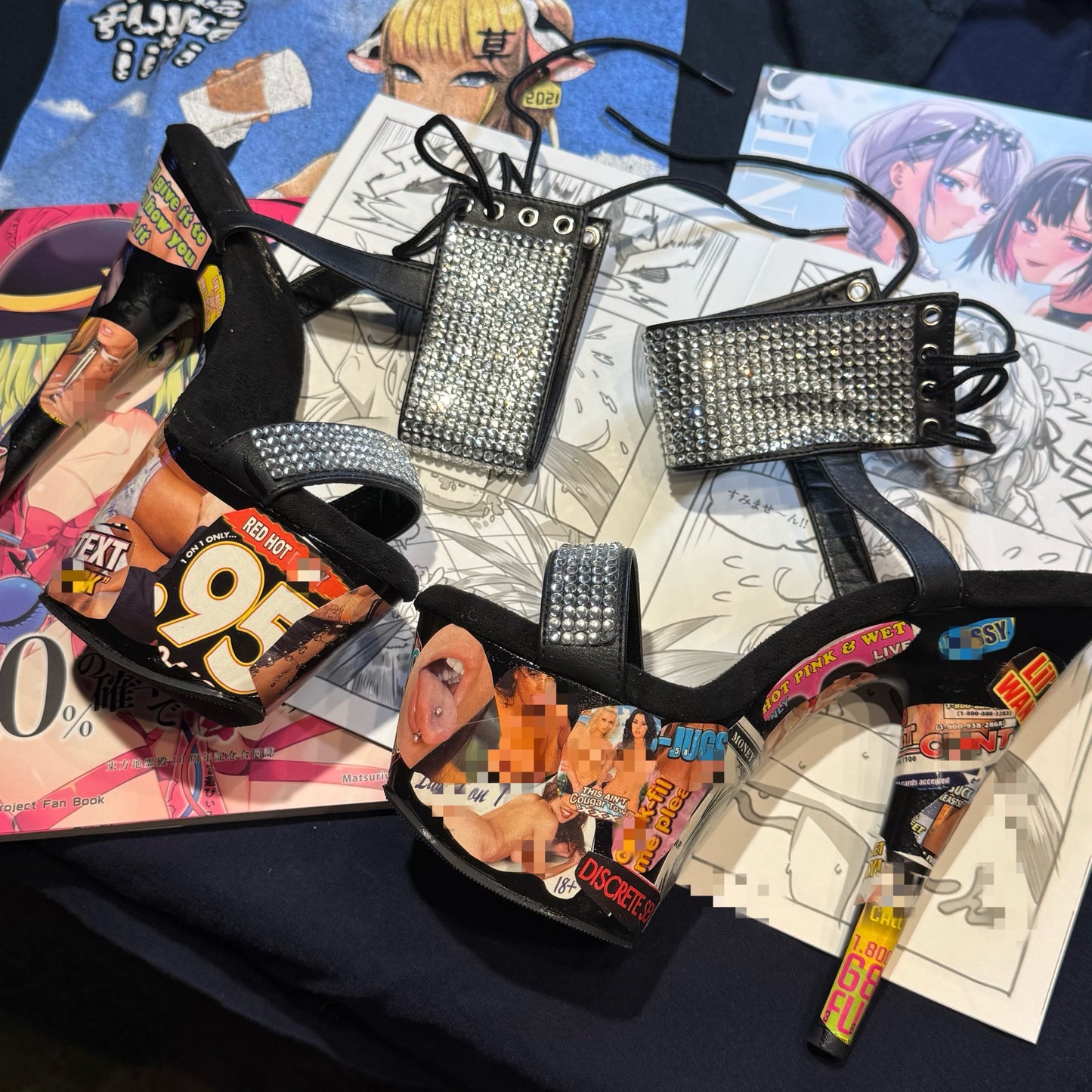 1-800-F*CK platform heels