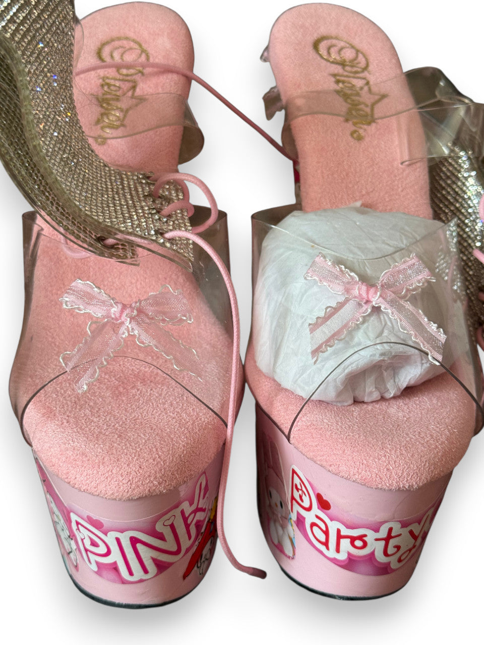pink party heels